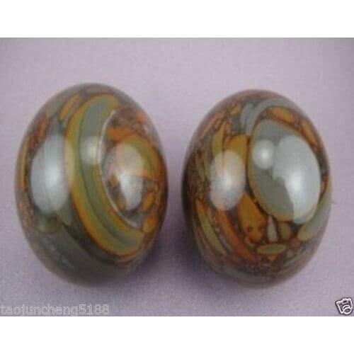 Xd j00593 35*45 MM Asian Quartz Green Bamboo Snake Jade Crystal Healing Ball Sphere