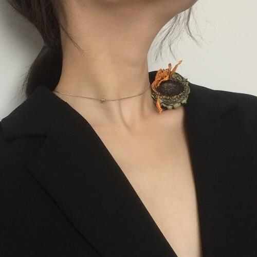 New Real 925 sterling silver bead choker necklace women neck chains, minimalism chockers necklaces silver 925 jewelry 2020