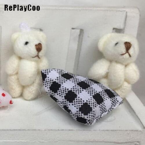 100PCS/LOTMini Teddy Bear Stuffed Plush Toys Small Bear Stuffed Toys 3cm pelucia Pendant Kids Birthday Gift Party DecorGMR085