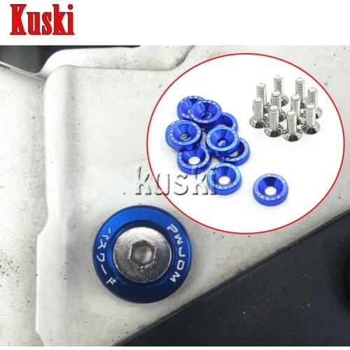 10X Car modified screw gaskets For Peugeot 307 206 308 407 207 2008 3008 508 406 208 For Citroen C4 C5 C3 C2