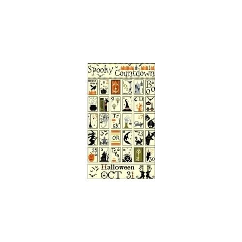14- Magazine-Halloween Countdown Counted Cross Stitch 11CT 14CT 18CT Cross Stitch Kits Embroidery Needlework Sets