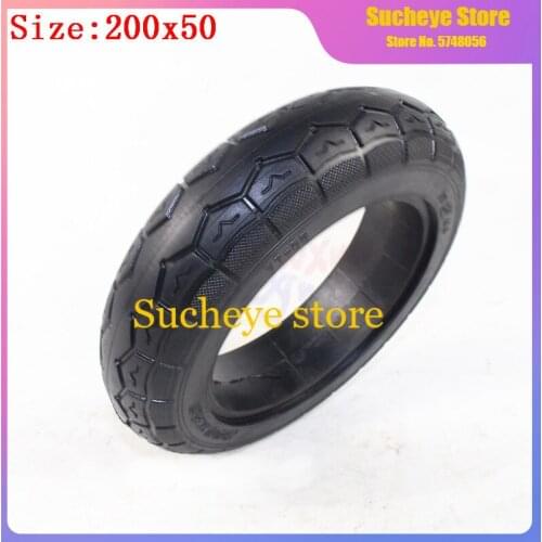 200x50 Solid Tyre 8 Inch Tubeless Tyre 200*50 Non-inflatable Explosion-proof Tire 8"wheel Tire for Electric Balancing Scooter