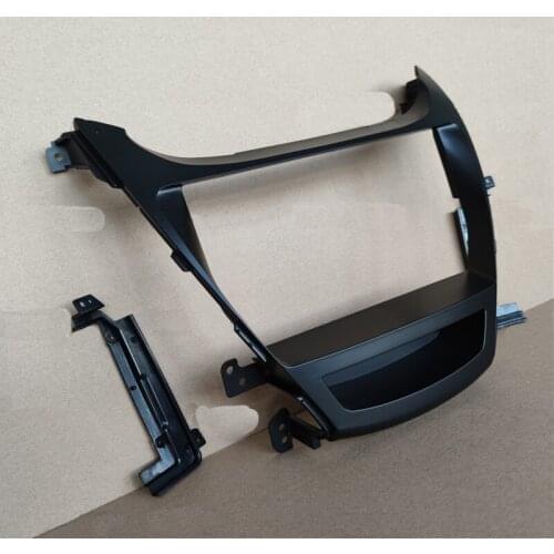 Car Fascia Navigation Fascias Dash Frame Kit For 9" Universal Android Multimedia Player For Hyundai Elantra 2014 2015