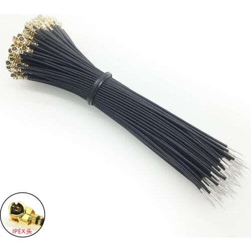 100pcs / batch RF1.13 immersion tin IPEX terminal line length 15cm wireless routing network card bonding wire