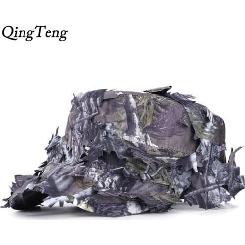 Bionic Camo Military Caps Outdoor Camouflage Hunting Hats Men Cap Fishing Tactical Army Hat