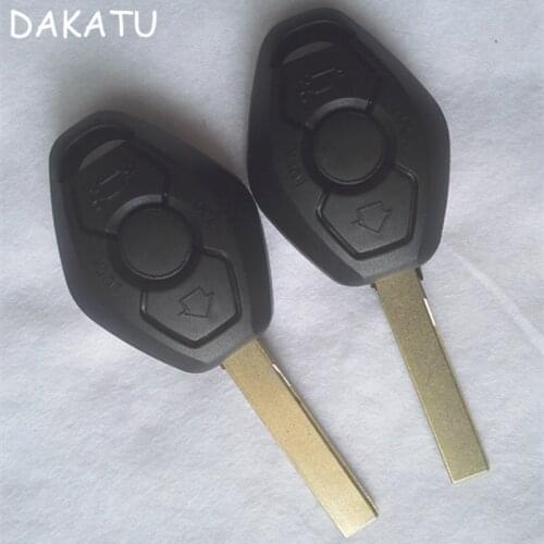 DAKATU HU92 Blade 3 Botton Remote Key case shell for BMW X5.X3.320.325.520.523.525.530