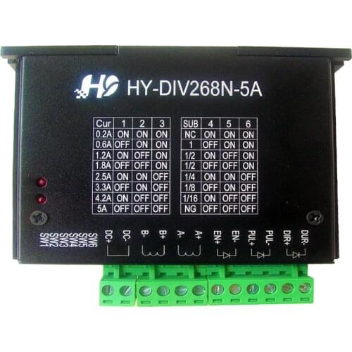 New CNC Single Axis TB6600 0.2-5A Two Phase Hybrid Stepper Motor Driver Controller