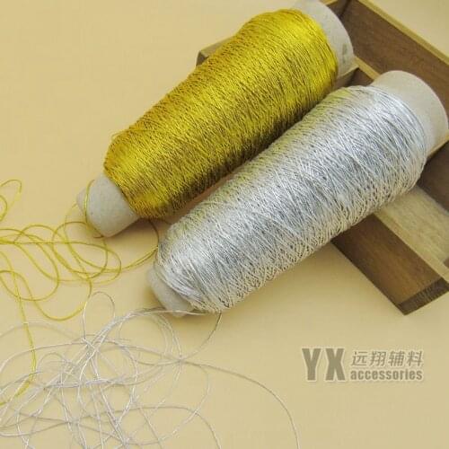 500meters elastic threads rubber rope for sewing diy skirt bags silver golden stretchy thread high quality