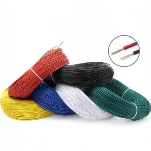 26AWG UL1430 Electronic Cable Tinned Copper Wire 300V Resistance To 105 ℃ High Temperature-5/10Meters