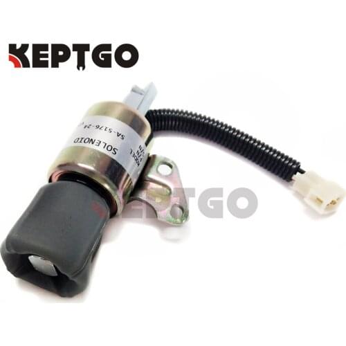 SA-5176-24 24V Shutoff Solenoid 24V For Kubota D722 D902 Z482 1756ES-24SUC5B1S5