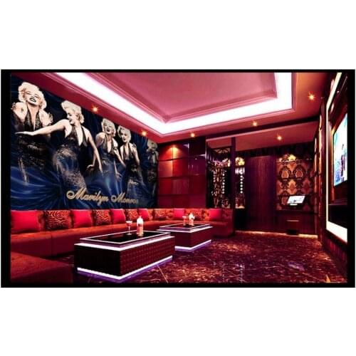 Custom photo wallpaper 3d wall murals wallpaper Marilyn Monroe shoot five background wall papers for living room wallpaper decor