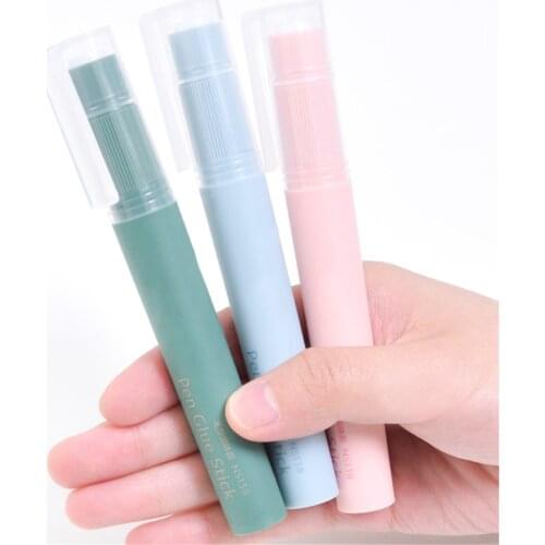 Macoron Color Quality School Student Stationery Solid Glue Stick Adhesive Kawaii Stationery Kids Gifts School Office Supplies