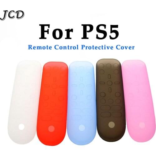 JCD Soft Silicone Case Remote Control Protective Cover For Sony PS5 Dustproof Game Console Media Remote Control Case