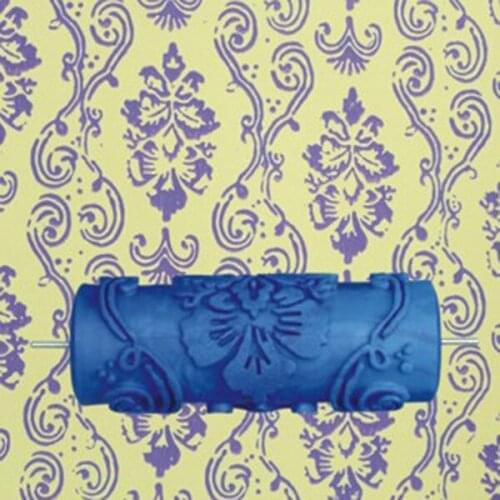 Wall Decoration Empaistic Flower Texture Painting Roller Or Paint Machine