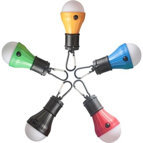 Portable LED Lamp Bulb Camping Light Emergency Light with Hanging Hook Tent Light Camping Lantern Waterproof Camping Lamp