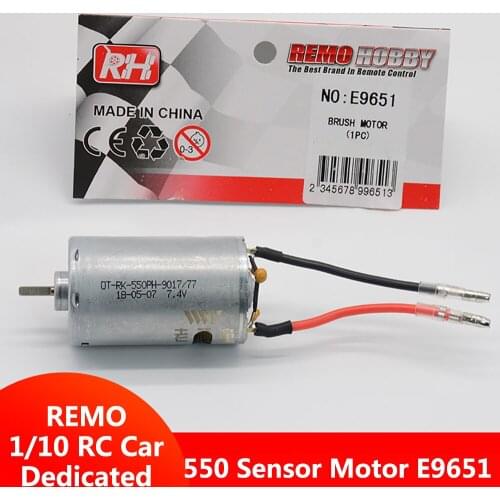 RC Car Parts REMO 1/10 Remote Control Model Cars Original Accessories 550 High Speed Brushed Motor Motors E9651