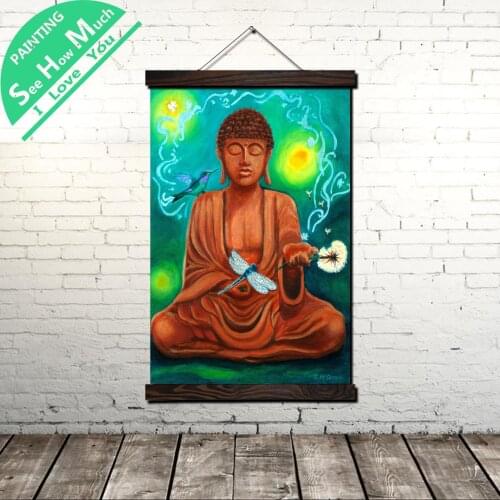 Secrets of Life Scroll Painting Canvas Vintage Poster and Prints Wall Art Pictures Living Room Bedroom Farmhouse Decoration