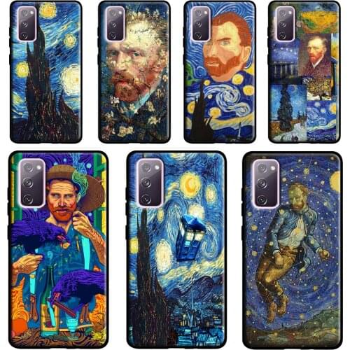 Van gogh Trippy funny art Case For Samsung Galaxy S10 S8 S9 Plus S10e Note 9 Note 10 Note 20 S21 Ultra S20 FE Cover