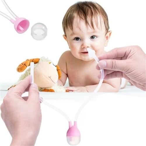 Hot New Born Baby Vacuum Suction Nasal Aspirator Safety Nose Cleaner Infantil Nose Up Aspirador Nasal Baby Care Drop Shipping