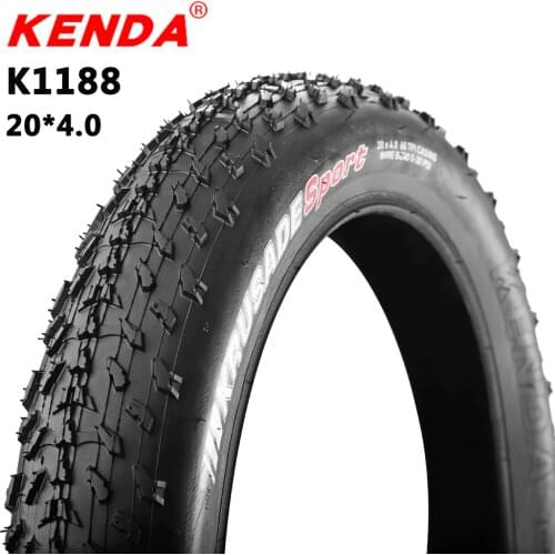 KENDA bicycle ATV tyre beach bike tire 20*4.0 city fat tyres snow bike tires 60TPI ultralight 1060g wire bead
