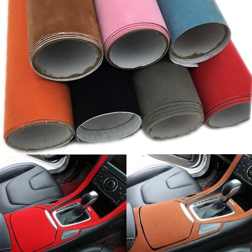 10/30*135cm Vinyl Film Velvet Fabric 6 Colors Car Change Color Sticker Adhesive Decoration Decal Auto Motorcycle Accessories