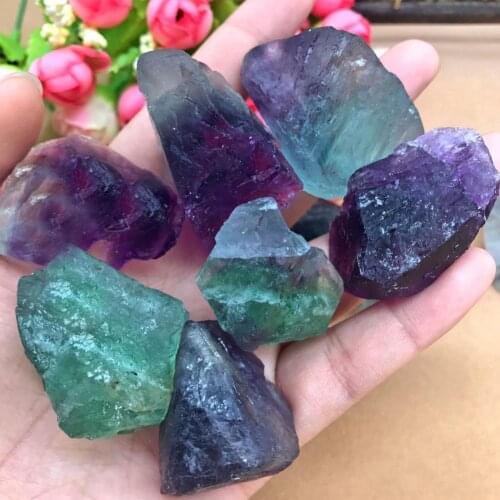 1 Pcs Natural Color Fluorite Tumbled Healing Reiki Obelisk Rough Collection Mineral Home Decor Gemstone Stone Specimen