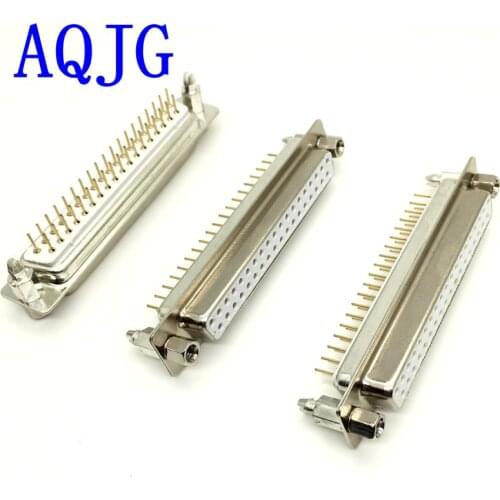 10pcs RS232 serial port connector DP9 DP15 DP25 DP37 female socket Plug connector copper VGA COM white socket adapter AQJG