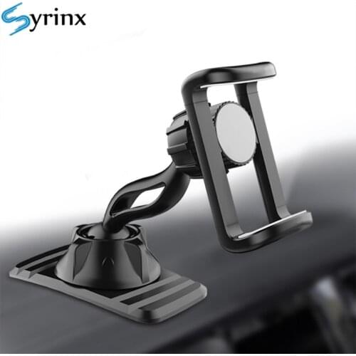 2020 360 Degree Dashboard Sucker Mount Moblie Phone Holder in Car Flexible Clip Double Stand For iPhone 11 PRO Bracket Support