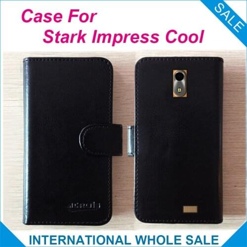 6 Colors Hot! 2016 Stark Impress Cool Case,High Quality Leather Exclusive Case For Stark Impress Cool Cover Phone Bag Tracking