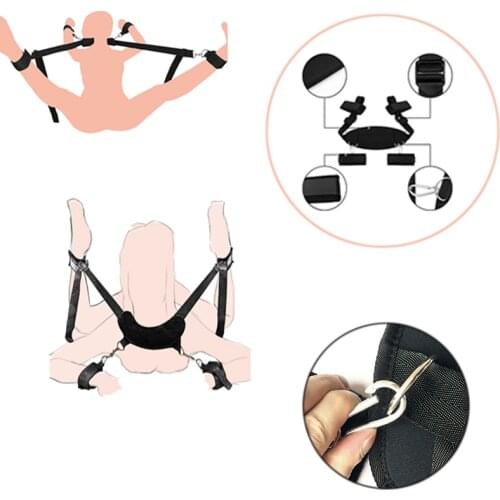 Bondage Gear Restraint Bondage Fetish Slave Handcuffs & Ankle Cuffs Adult Erotic Sex Toys For Woman Couples Games BDSM Products