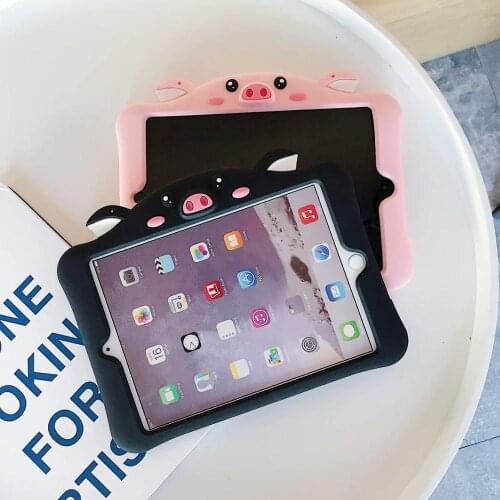 Case for IPad Mini 1 2 3 7.9 Inch Cartoon Kids Safe Soft Silicon Tablet Protective Shell Stand Cover for Ipad Mini 4 5 Couqe+pen