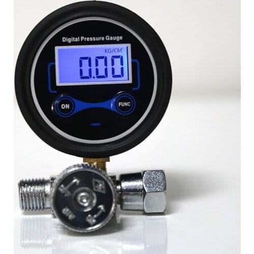 Digital 1/4" 200PSI Air Pressure Regulator Gauge Control Valve for Spray Gun X4YD
