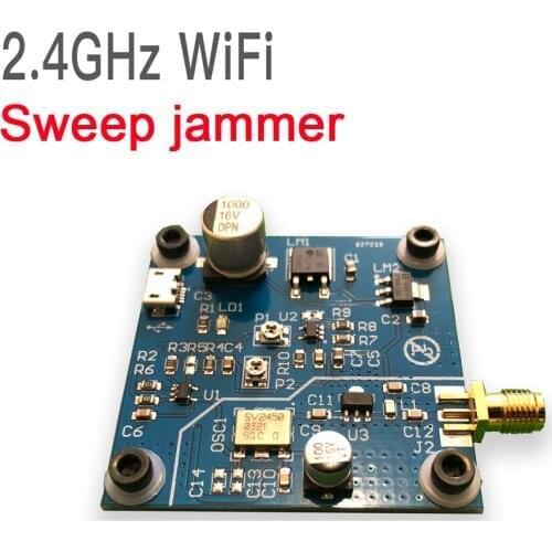 DYKB 2.4GHZ WiFi swept jammer Shield 2.4G WiFi jammer development board Distance 5 ~ 10 meters
