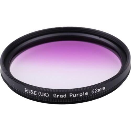 Camera Filter 52mm Gradual Purple Color lens Filter for Nikon D3100 D3200 D5100 SLR Camera lens
