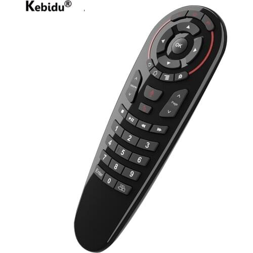 G30S Voice Air Mouse 33 Keys IR Learning Gyro Sensing 2.4G USB Remote Control Wireless Smart Remote for Android Tv Box X96 Mini