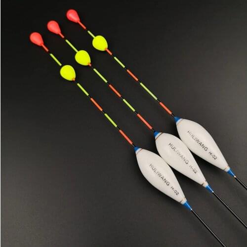 HULIWANG 3pcs/Lot Fishing Float Composite Nano Plastic Flotador Bobbers Rolling Ball Great Visible Fishing-Accessories Tackles