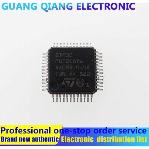 1PCS STM32F072C8T6 IC MCU 32BIT 64KB FLASH 48LQFP