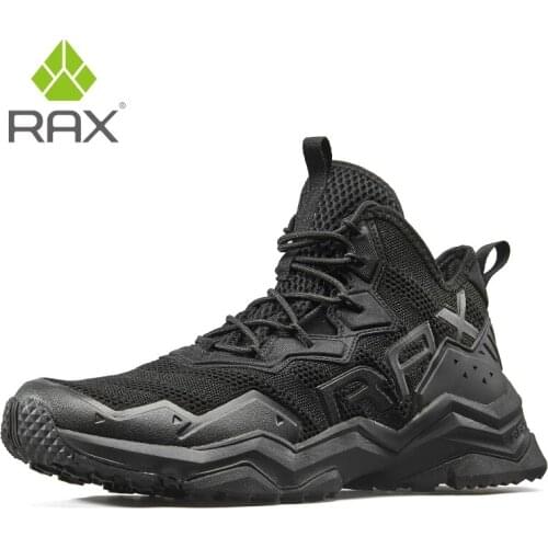 Rax New Men Hiking Shoes Summer Mesh Fabric Mountain Boots Climbing Shoes Outdoor Trekking Sneakers Fishing Hunting Boots Women