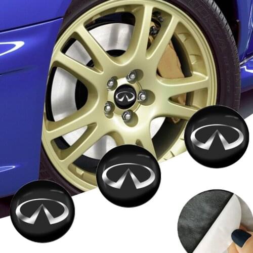 4pcs 56mm Car Wheel Center Hub Caps Sticker For INFINITI FX35 Q60 Q50 Q30 ESQ QX30 QX50 QX60 QX70 EX JX35 G35 G37 EX3 G20 FX37
