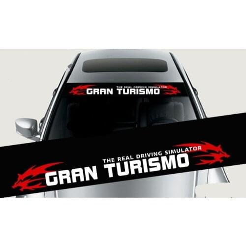 Customized Car Styling Stickers Waterproof Decals for Subaru Honda BMW Toyota Mazda SPEED RACING Front Windshield Decoration