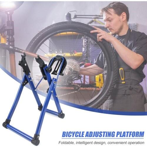 Durable Bicycle Wheel Truing Stand Hit Color For 24-28 inch Wheel Bike Tire Tyre Truing Stand Support Bicycle Repair Tool