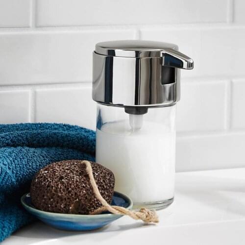 Transparent 250ml Bathroom Durable Manual Shampoo Liquid Soap Dispenser Bottle Container Refillable Liquid Soap Dispenser