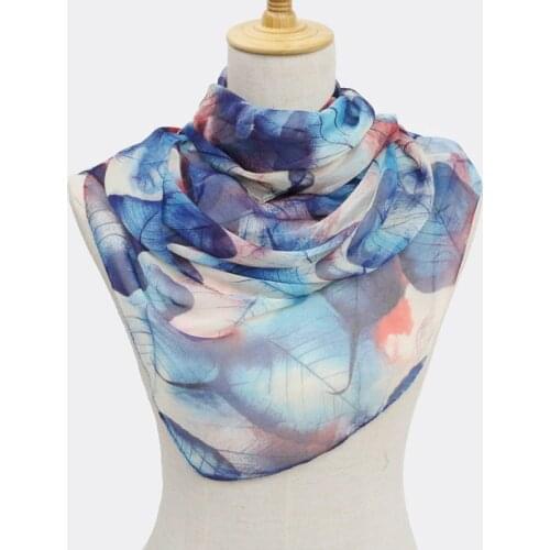 Chiffonshawl scarf for women silk stoles for Printing women wrap cape female scarves snood winter hijab shawl sciarpa scarfs lad
