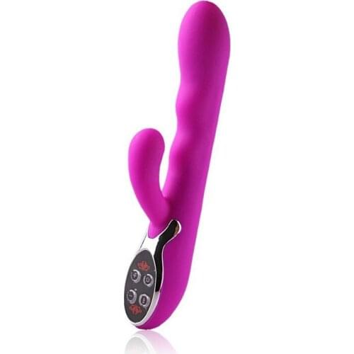 Adult Silicone G Spot Clit Pussy Massager Masturbator Sex Toys Vibrators for Women Woman Sex Products Machine warming vibrator