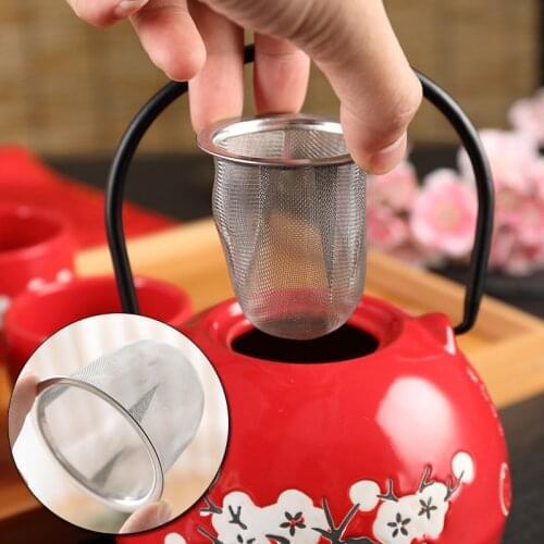 Diameter 5.1-9CM Reusable Stainless Steel Mesh Tea Infuser Strainer Teapot Tea Leaf Spice Filter Drinkware Kitchen Accessories