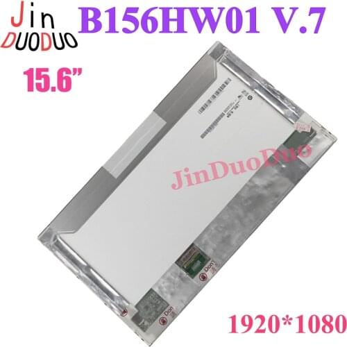 15.6'' LCD Screen Panel Replacement For B156HW01 V.7 V7 Laptop LCD Display 1920*1080 40PIN For B156HW01-V.7 Lcd