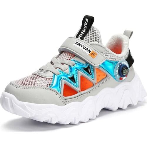 Boys Sports Shoes 2020 New kids Sneakers Summer Net Casual Running Shoes Children Frame Sports Shoes Non-slip Hollow Breathable