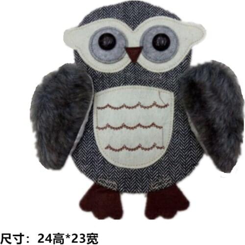 10Pcs Owl patches DIY Garment Accessories/Sweaters Owl Accessories for T-shirt clothes