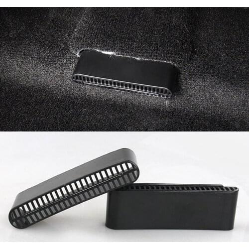 2PCS Air Outlet Protective Cover Rear Car Under Seat for Ford Explorer 2013-2018 Air Conditioner Vent Outlet Cover Car Interior