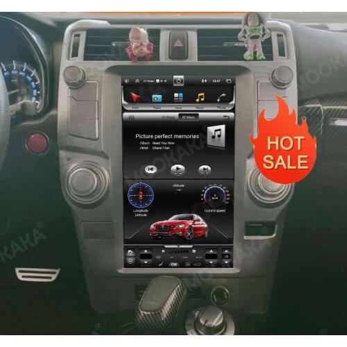 13.6'' Android 10.0 4G+64GB Car Radio GPS Navigation For Toyota 4 Runner Tesla Style Auto Stereo Multimedia Player DSP Head Unit